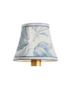 Schumacher 5" Delft Toile De Fleurs Bell Empire Shade