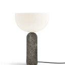 NEW WORKS Kizu Bordlampe Grå Marmor Stor
