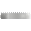 vidaXL Plenkanter 10 pcs sølv 103 x 0,05 x 22 cm Galvanisert Stål
