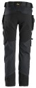 Snickers Workwear 6972 FlexiWork Arbeidsbukse stålgrå/svart, med stretch Stålgrå/Svart, Klær