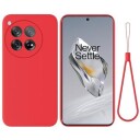 OnePlus 12 Liquid Silikondeksel Rød