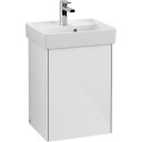 Villeroy & Boch  Collaro Servantskap med 1 dør 41x34,4x54,6 cm u/lys Hvit Høyglans
