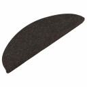 vidaXL Selvklebende trappematter 10 stk svart 56x20 cm