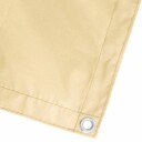 vidaXL Balkong privat skjerm 1,2 x 15 m Stoff med PU belegg Beige