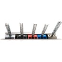 The Goodfellas" Smile Stand for Safety Razor Stainless Steel 5 slots