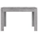 vidaXL Spisebord grå sonoma 120x60x76 cm konstruert tre