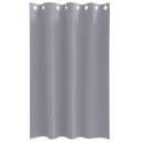 Gardiner med gardiner 2 pcs Lysegrå Polyester