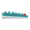 8BitDo Clear Blue Mekanisk Gamingtastatur US Internasjonal