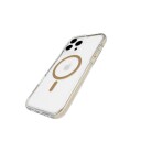 Tech21 Evo Crystal Deksel for iPhone 16 Pro Max med MagSafe - Gull
