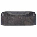 vidaXL Vask 40x40x10 cm marmor svart