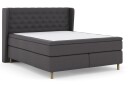Select No 6 Komplett Sengepakke 210x210 Medium Watergel Mørkegrå/Kobberben