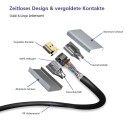 Helos Tilkoblingskabel Displayport Plugg/Plugg Premium 8K 2,0M Sort
