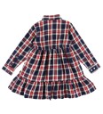 GANT Kjole   Avkrysset Flannel   Evening Blue   GANT   3 4 år 98 104   Kjole Blå Rød