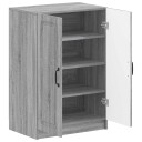 vidaXL Sko Skap UTRECHT 59,5 x 39,5 x 87 cm Konstruert tre Grå Sonoma