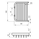 Tapwell TA126 S?pehylle - Krom
