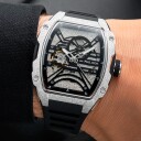 Paul Rich Astro Skeleton Silver PR20094 - Herre - 43 mm - Analog - Automatisk - Safirbelagt mineralglass