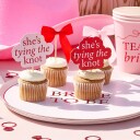 Partypicks She's Tying the Knot Sløyfe   12 pakning