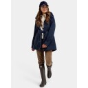 WoolLand Askøy Regnjakke Dame Dark Blue XS