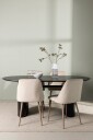 Venture Home   Spisegruppe Isolde med 4 stk stoler Night   Svart