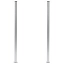 Gjerdestolper 2 stk aluminium 185 cm
