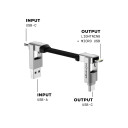 ROLLING SQUARE INCHARGE 6 6 CM UNIVERSAL LADEKABEL 15 W, HVIT