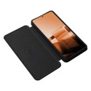 Asus Zenfone 11 Ultra Flip-deksel Karbonfiber Svart
