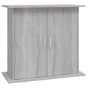 Akvariumstativ Grå Sonoma 81X36X73 cm Konstruert Tre