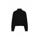 Dunst, Dame, Strikkevarer, Svart, M,