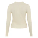 Maison Kitsuné Dame Strikkevarer Gul XS,