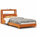  Sengeramme uten madrass voksbrun 90x190 cm heltre furu 3306443