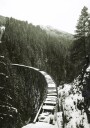 Winter Railroad Plakat Plakat / 21x30cm
