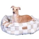 PAIKKA Rutete Hundeseng Beige