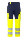 Projob 6501 Servicebukse En Iso 20471 Kl 2 Yellow Navy D108