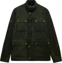 Superdry Wax Racer Jacket   ARMY GREEN   L
