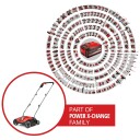 Einhell GC-SC 18/28 Elektrisk gressklipper - 18V (uten batteri og lader)