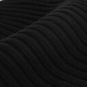 Soft Rib Cap Cashmere Black
