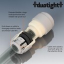 Albue 8mm (5/16) hunn til hann Duotight Hurtigkobling