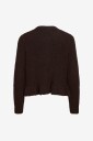 Vila   Kardigan Vibows L/S Flounce Knit Cardigan No   Brun
