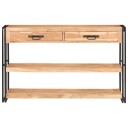  Skjenk 120x30x75 cm heltre akasie