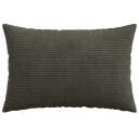 vidaXL Putetrekk 6 pcs HEERLEN Antrasitt 50 x 75 cm cordfløyel
