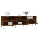  TV benk røkt eik 150x30x44,5 cm konstruert tre