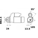 MAHLE MS 354 Starter