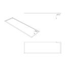Vikingbad Led Lyslist D46 Mellom Servant/skrog - Justerbar Lysfarge 120cm