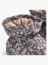Wheat Fuffa Tøfler Dark Charcoal Flowers 3 6 md.