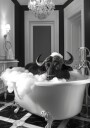 Buffalo Bubble Bath Plakat / 30x40