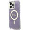 Guess Hardt Mobildeksel til iPhone 14 Pro Max 6,7" Lilla med MagSafe