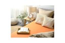 Laken med strikk Janbu Oransje 160x200 cm   Oransje 160x200 cm