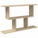 vidaXL Vegghylle Sonoma eik 80 x 15 x 50,5 cm Konstruert tre