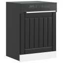  Oppvaskmaskin panel Lucca svart konstruert tre 8721158422446