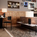 Gubi - Gravity Table Lamp Large Canvas/black Marble - Bordlamper - Space Copenhagen - Svart
